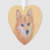 Finnische Spitz-Malerei - Niedliche Originalkunst  Ornament (Vorderseite)