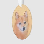 Finnische Spitz-Malerei - Niedliche Originalkunst Ornament (Vorderseite)