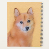Finnische Spitz-Malerei - Niedliche Originalkunst  Planer (Rückseite)