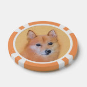 Finnische Spitz-Malerei - Niedliche Originalkunst  Pokerchips (Einzeln)