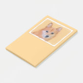 Finnische Spitz-Malerei - Niedliche Originalkunst Post-it Klebezettel (angewinkelt)