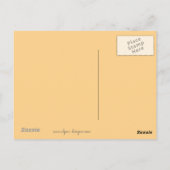 Finnische Spitz-Malerei - Niedliche Originalkunst  Postkarte (Rückseite)