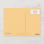 Finnische Spitz-Malerei - Niedliche Originalkunst  Postkarte (Rückseite)