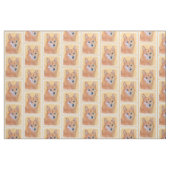 Finnische Spitz-Malerei - Niedliche Originalkunst  Stoff (Fat Quarter (45,7 x 55,9 cm))