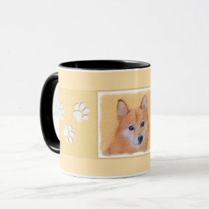 Finnische Spitz-Malerei - Niedliche Originalkunst Tasse