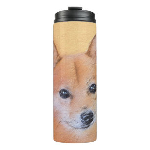 Finnische Spitz-Malerei - Niedliche Originalkunst Thermosbecher