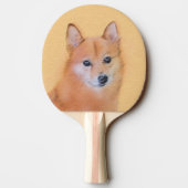 Finnische Spitz-Malerei - Niedliche Originalkunst Tischtennis Schläger (Rückseite)