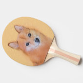 Finnische Spitz-Malerei - Niedliche Originalkunst Tischtennis Schläger (Seitenansicht)