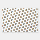 Finnische Spitz Seashore Malerei Original Hundesch Geschenkpapier Set (Vorderseite 2)