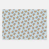 Finnische Spitz Seashore Malerei Original Hundesch Geschenkpapier Set (Vorderseite)