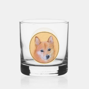 Finnische Spitzmalerei - Süße originelle Hundekuns Whiskyglas