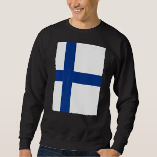 Finnische Staatsflagge Sweatshirt