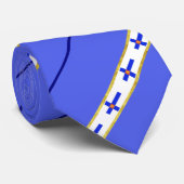 Finnische Streifenflagge Krawatte (Gerollt)