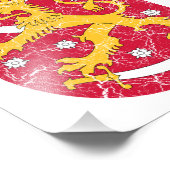 finnische Wappendecke Fotodruck (Ecke)