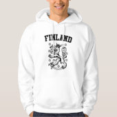 finnische Wappendecke Hoodie (Vorderseite)