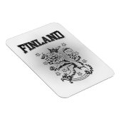 finnische Wappendecke Magnet (Rechte Seite)