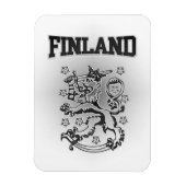 finnische Wappendecke Magnet (Vertikal)