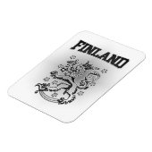 finnische Wappendecke Magnet (Linke Seite)