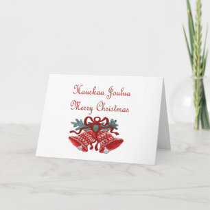 Finnische Weihnachtskarte Feiertagskarte