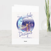 Finnische Weihnachtskarte - Weihnachtsmann - Hyvää Feiertagskarte (Rückseite)