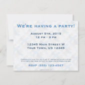 Finnische Wellenflagge Einladung (Rückseite)