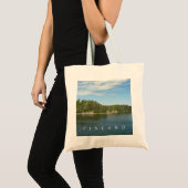 Finnischer Archipel Insel Blick Tosack Tragetasche (Vorderseite (Produkt))