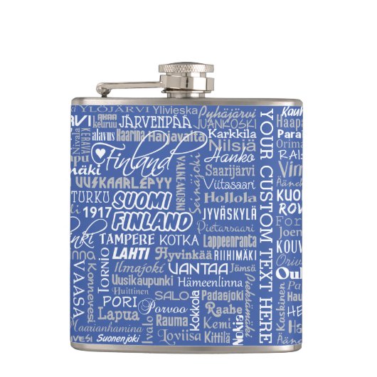 Finnischer Farbtafel Flachmann (Vorderseite)