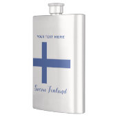 Finnischer Flag-Flasche für benutzerdefinierte Mon Flachmann (Links)