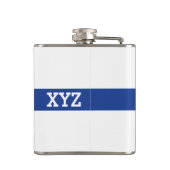 Finnischer Flag-Flasche für benutzerdefinierte Mon Flachmann (Rückseite)