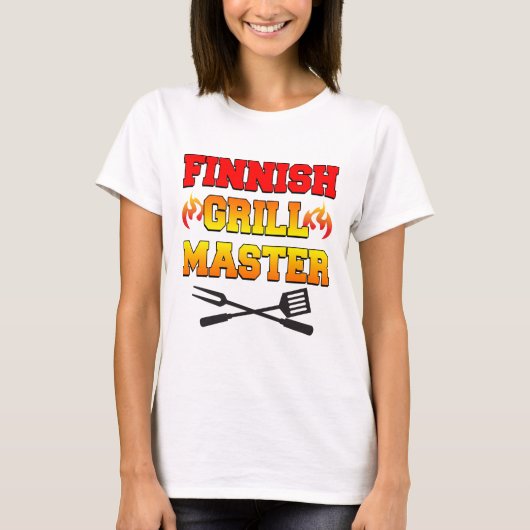 Finnischer Grillmeister T-Shirt (Vorderseite)