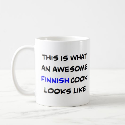 finnischer Koch, phantastisch Kaffeetasse (Links)