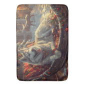 Finnischer Laphund Dog Weihnachtsfest Badematte (Vorderseite Vertikal)