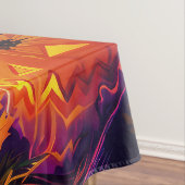 Finnischer Lapphund Hund Halloween Hexe und Kürbis Tischdecke (Beispiel)