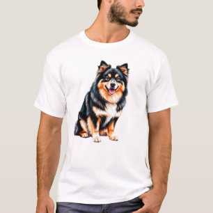 Finnischer Lapphund Hund T-Shirt