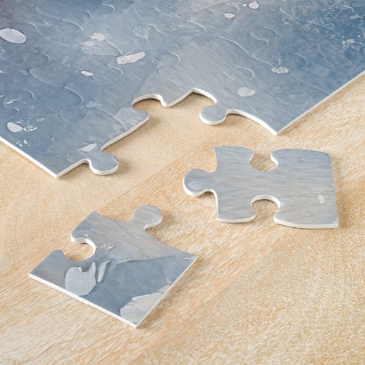 Finnischer Lapphund in Sledge Let it Snow Christma Puzzle (Seite)