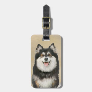 Finnischer Lapphund-Maler - Süße originelle Hundek Gepäckanhänger