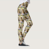 Finnischer Lapphund mit Ostereiern Leggings (Rechts)