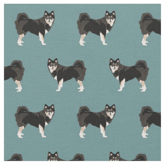Finnischer Lapphund Stoff (Nahaufnahme)