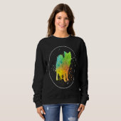 Finnischer Lapphund Vintage Sweatshirt (Vorne ganz)