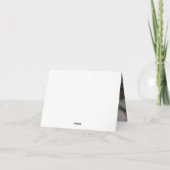 Finnischer Lappund Hund in Schnee Weihnachten Karte (Rückseite)