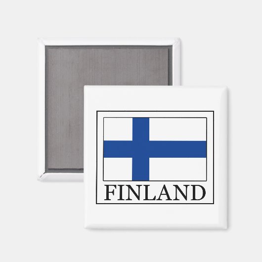 Finnischer Magnetmagnet Magnet (Vorderseite/Rückseite)