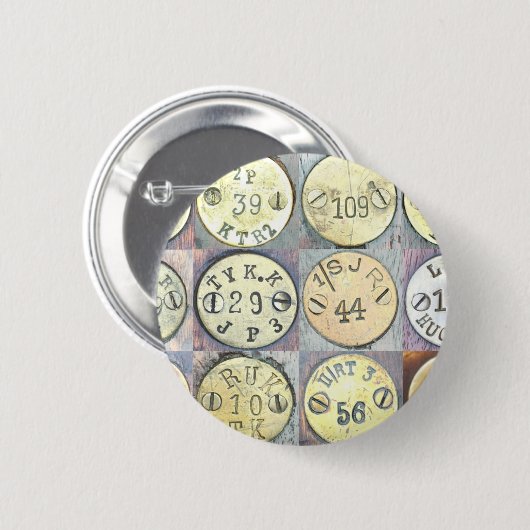 Finnischer Mosin-Nagant Disc-Knopf auf lager Button (Vorne & Hinten)