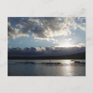 Finnischer See Postkarte