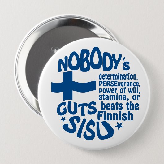 Finnischer SISU Knopf Button (Vorne & Hinten)