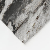 Finnischer Spitz beim Seashore-Gemälde - Hundekuns Fleecedecke (Ecke)