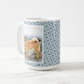 Finnischer Spitz beim Seashore-Gemälde - Hundekuns Kaffeetasse (Vorderseite Links)