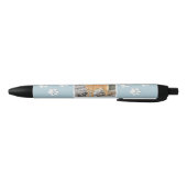 Finnischer Spitz beim Seashore-Gemälde - Hundekuns Kugelschreiber (Unterseite)