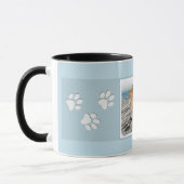 Finnischer Spitz beim Seashore-Gemälde - Hundekuns Tasse (Links)
