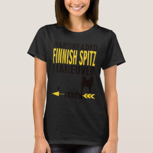 Finnischer Spitz Hundebesitzer K9 Welpe Hardhead M T-Shirt