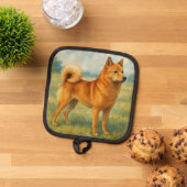 Finnischer Spitz Topflappen (Oben Unten)